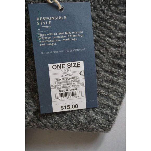 Universal Thread Women Gray Infinity Scarf – One Size NWT - Picture 3 of 8